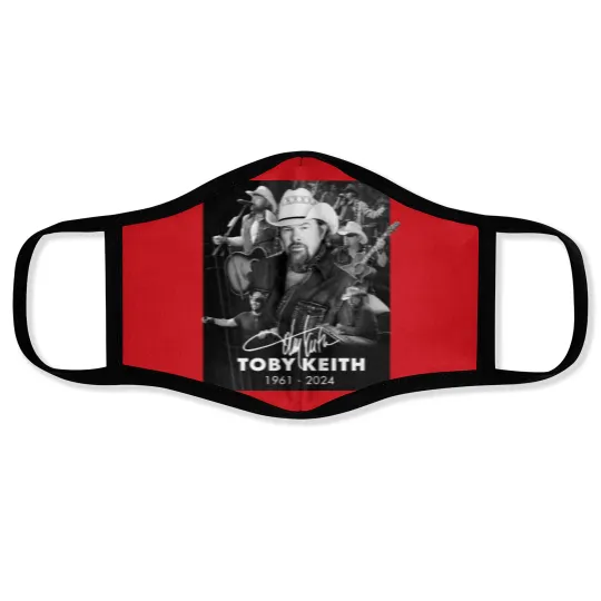 Discover Rare Collection In Memory Toby Keith 1961-2024 unisex Gift Face Masks