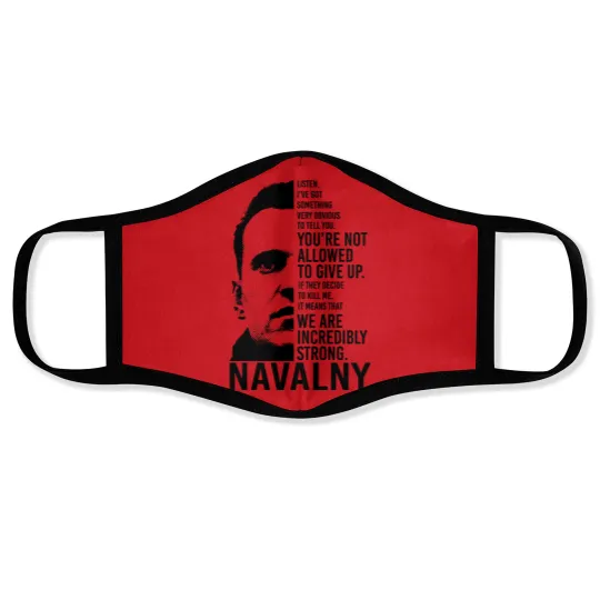 Discover Alexei Navalny Face Masks, RIP Alexei Navalny 1976-2024 Face Masks