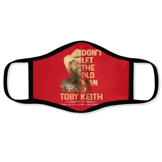 Discover Toby Keith memory black Face Masks