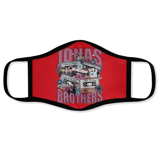 Discover Jonas Brothers Tour Face Masks 2023 - Cassette Sweats