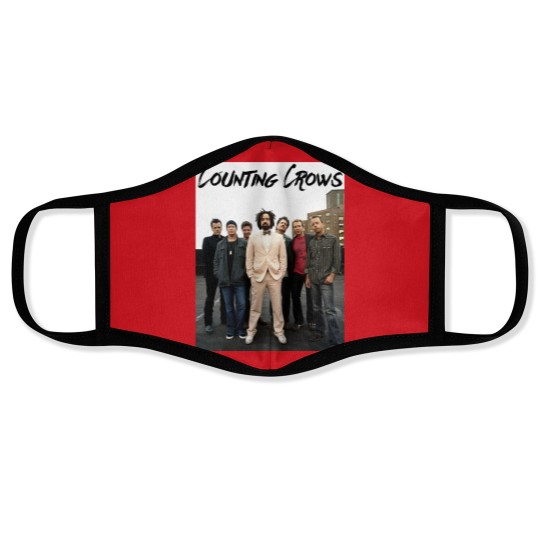 Discover Counting Crows Aesthetic Graphic Minimal Face Masks