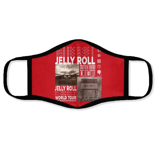 Discover Jelly Roll Music Face Masks, 90s Y2K Merch Vintage Jelly Roll