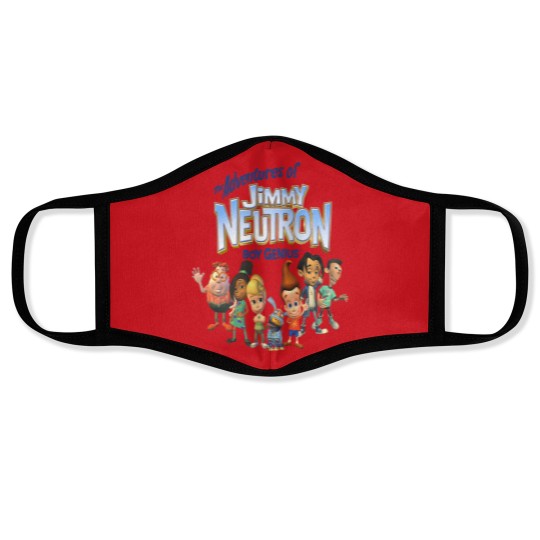 Discover Nick 90s Jimmy Neutron Classic Face Masks