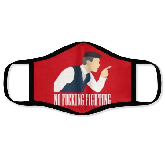 Discover No ing fighting! Tommy Shelby cartoon Face Masks