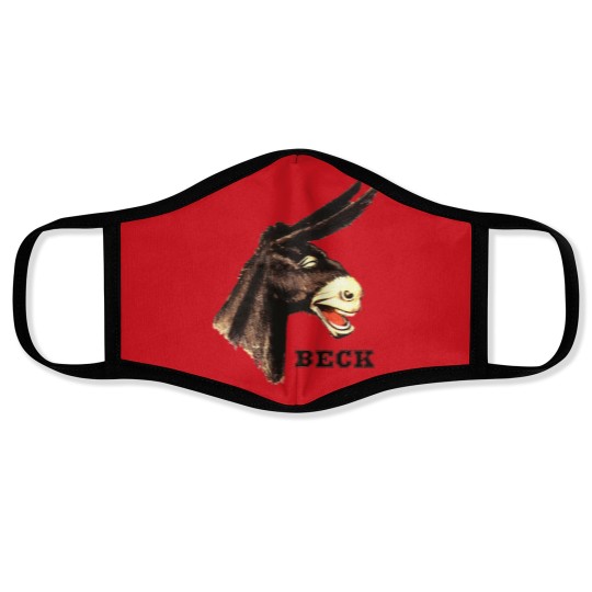 Discover Stylish Beck Donkey Adult M Medium Face Masks - Pop, Americana, Alternative Music