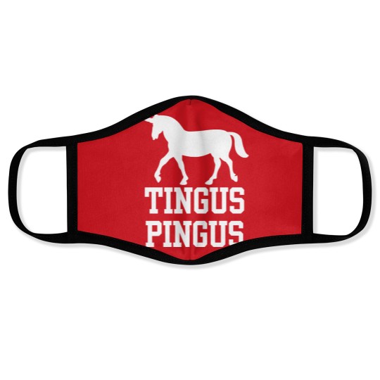 Discover Boston Basketball Fan Tingus Pingus Unicorn Face Masks
