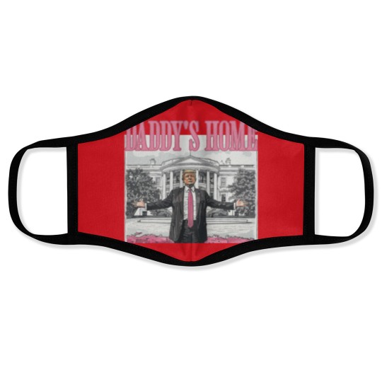 Discover Daddys Home Trump 2024 Face Masks