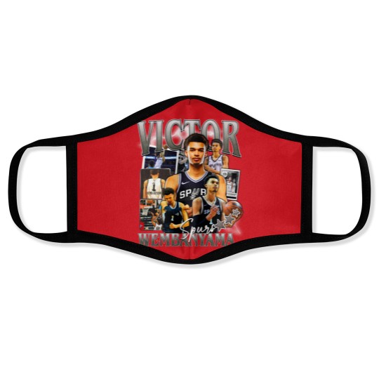 Discover Victor Wembanyama San Antonio Basketball Face Masks