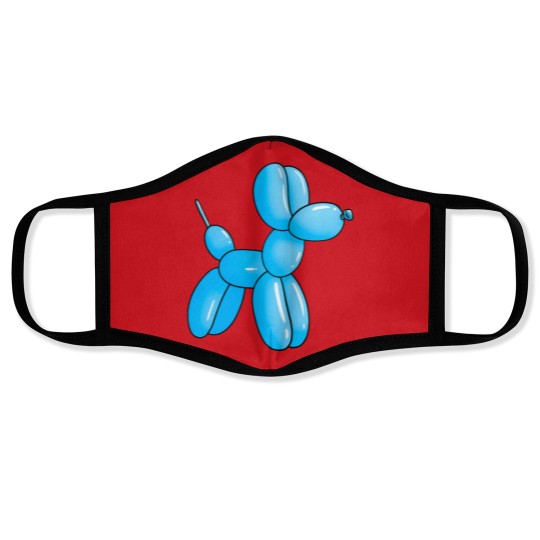 Discover Blue Cartoon Ballon dog Face Masks