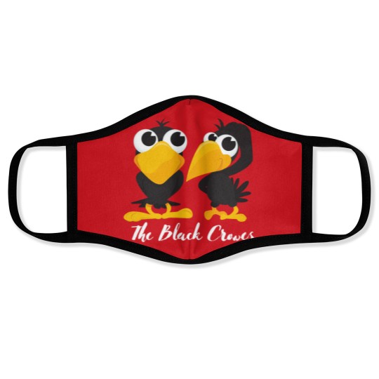 Discover The black crows Face Masks
