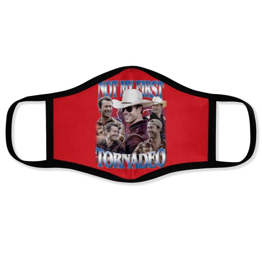 Discover Not My First Tornado 90s Vintage Face Masks