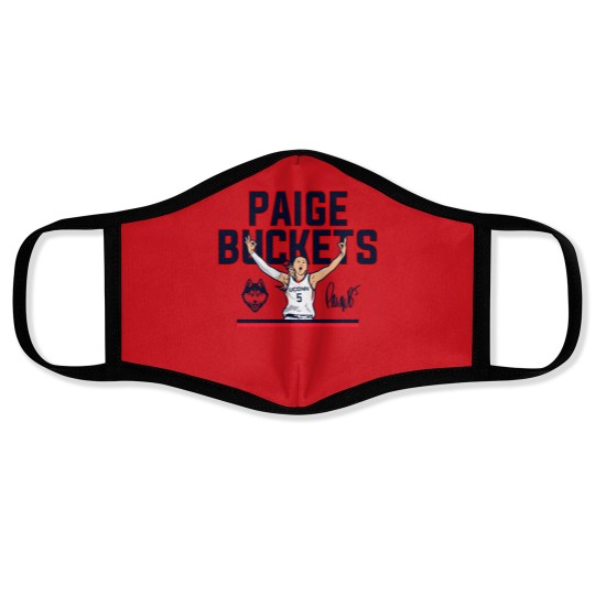 Discover Paige Bueckers Buckets Unisex Face Masks, Basketball Player irt