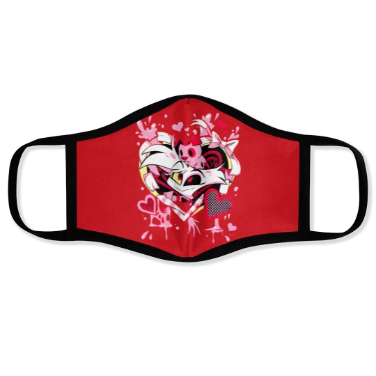 Discover Hazbin Hotel Angel Dust Face Masks