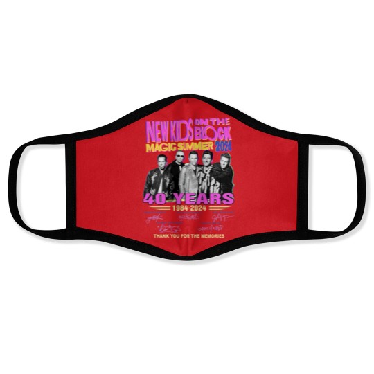 Discover NKids On The Block Tour 2024 Face Masks