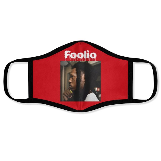 Discover Foolio rapper memory Face Masks