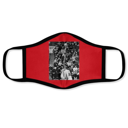 Discover Anthony Edwards - Dunk Of The Year - Black/White Classic Face Masks