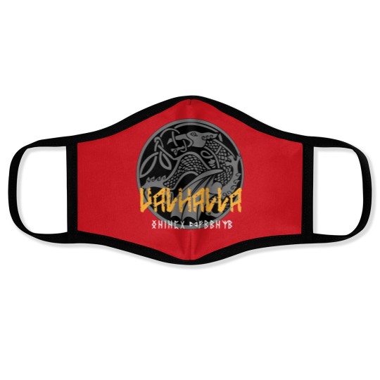 Discover Viking - Viking Valhalla Designs Face Masks
