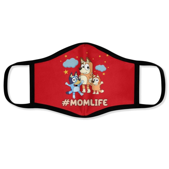 Discover Mom Life Face Masks featuring BlueyDad & Family
