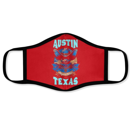 Discover Texas Pride Keep It Weird Austin Austin Bats Face Masks