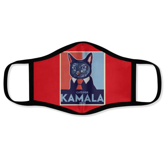 Discover Cats for Kamala 2024 Unisex Face Masks