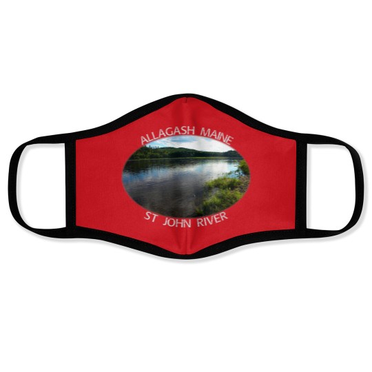 Discover Allagash Maine St John River Old Schoolhouse Roa Face Masks