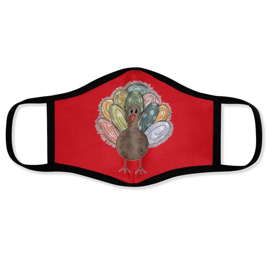 Discover Cute Turkey Fall Thanksgiving Face Masks, Thanksgiving Family