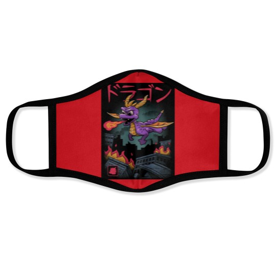 Discover Dragon Kaiju Face Mask