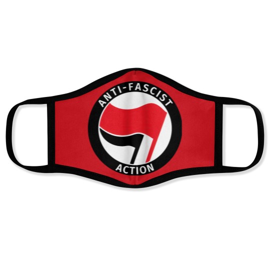 Discover Anti-fascist action Classic Face Masks Face Masks