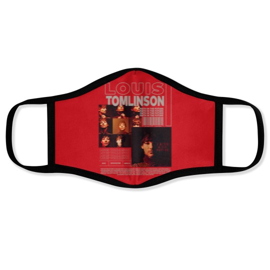 Discover Louis Tomlinson Vintage Face Masks, Louis Tomlinson Faith