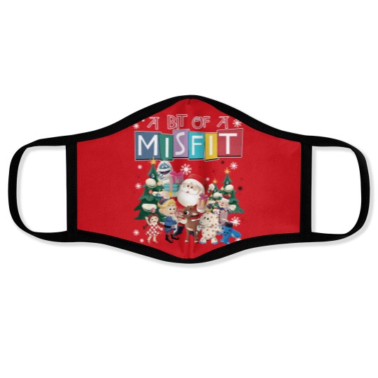 Discover Misfit Toys Christmas Face Masks | A Bit Of A Misfit Face Masks