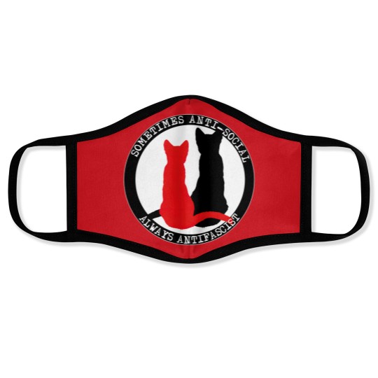 Discover Antifa Cats Face Masks