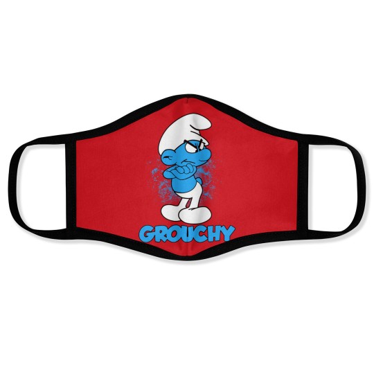 Discover Grouchy Smurf - Grouchy - Face Masks