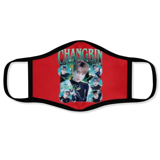 Discover Exclusive Stray Kids Changbin Bootleg Face Masks