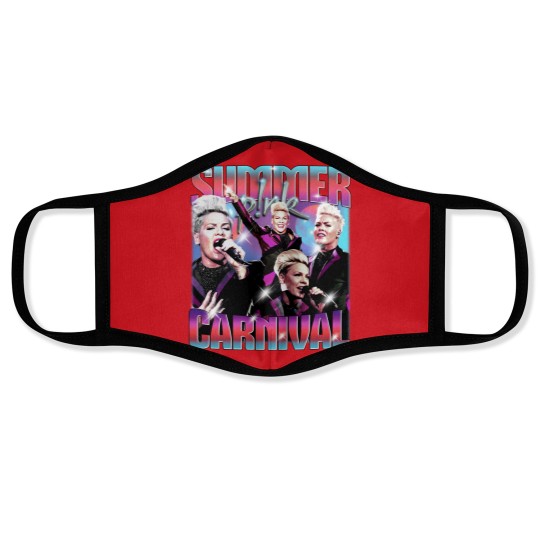 Discover Pink Singer 2024 Tour Face Mask