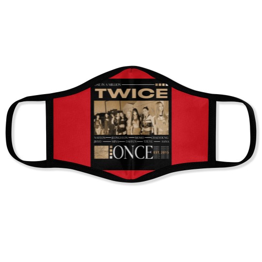 Discover Vintage Twice Face Masks, Twice Unisex Kpop Face Masks