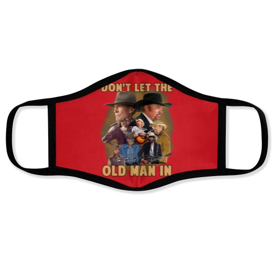 Discover Toby Keith Don't Let The Old Man In Signatures Face Masks Gift For Fans