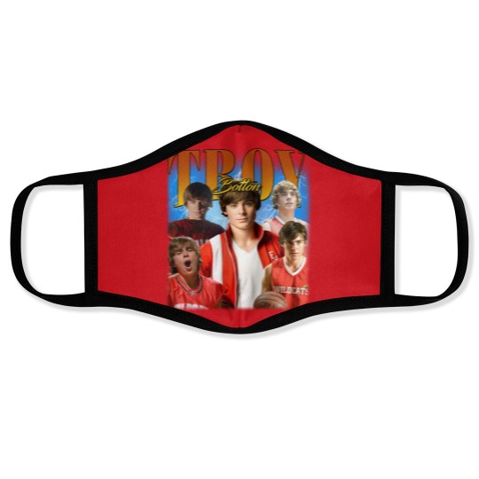 Discover Troy Bolton Face Masks, Zac Efron Merchandise, Zac Efron Face Masks, Zac Efron Face Masks