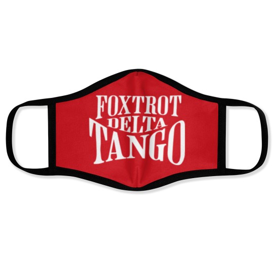 Discover Foxtrot Delta Tango Subtle FDT Face Masks
