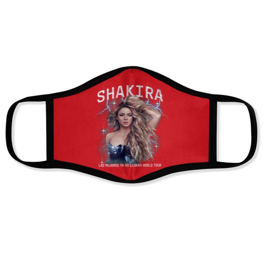 Discover 2024 Shakira Tour Face Masks, Las Mujeres Ya No Lloran World Tour Face Masks