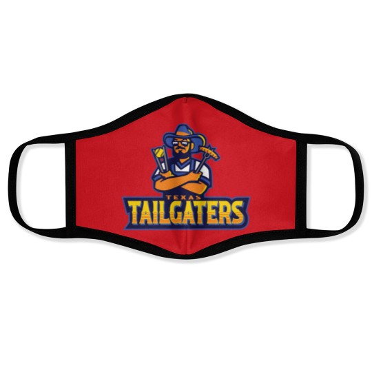 Discover Texas Tailgaters With Bbq And Sports Theme For Game Day Enthusiasts Face Masks