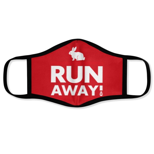 Discover Run Away! Face Masks, Monty Python, Spamalot Face Masks