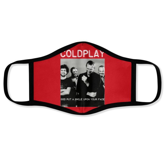 Discover Coldplay World Tour 2025 Face Masks, Gift Face Masks For Coldplay Fans
