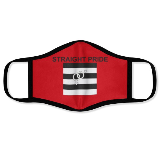 Discover Straight Pride Face Masks Gender Symbols Men & Woman