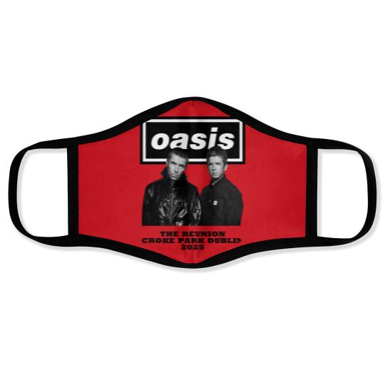 Discover Oasis Croke Park Dublin 2025 The Reunion graphic Face Masks