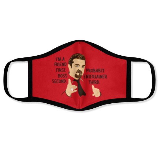Discover David Brent - The Office Art Quote Face Masks
