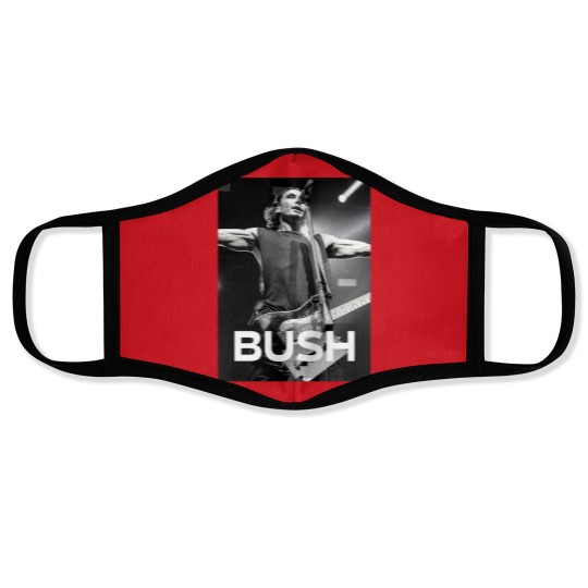 Discover BUSH ROCK BAND Tour - Bush Fan Edition - Nostalgic 90s Face Masks