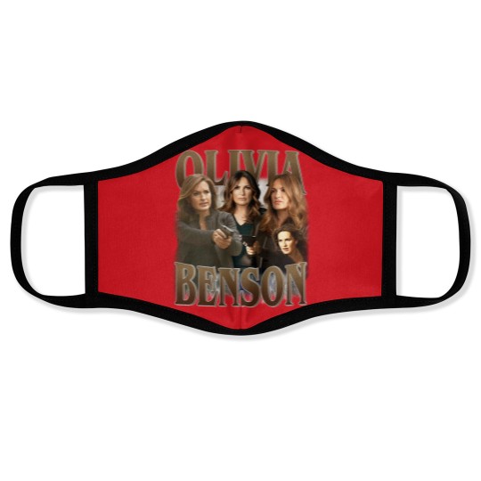 Discover Olivia Benson Law and Order Face Masks, Retro Olivia Benson Face Masks