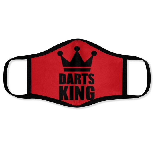 Discover darts king Face Masks