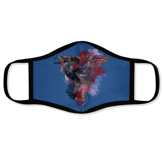 Discover Rainbow Kitten Surprise RKS Trianglefunny Face Masks
