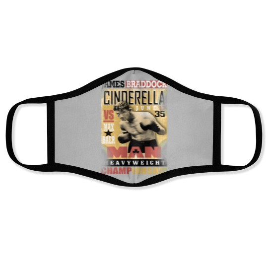 Discover JAMES BRADDOCK psycho Face Masks
